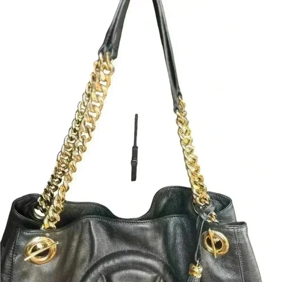 Valentino By Mario Valentino Vera signature leather shoulder bag. - Picture 3 of 14